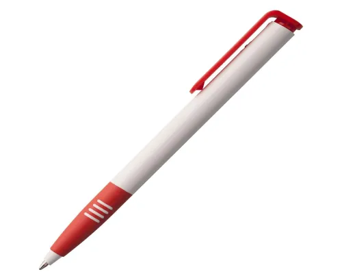 Ручка шариковая Senator Super Soft, белая с красным Ручка шариковая Senator Super Soft, белая с красным