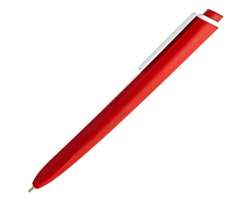 Ручка шариковая Pigra P02 Mat, красная с белым Ручка шариковая Pigra P02 Mat, красная с белым