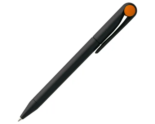 Ручка шариковая Prodir DS1 TMM Dot, черная с оранжевым Ручка шариковая Prodir DS1 TMM Dot, черная с оранжевым