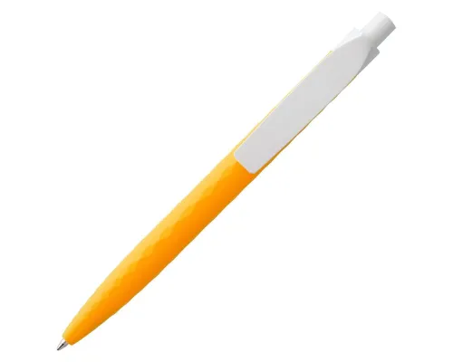 Ручка шариковая Prodir QS01 PMP-P, оранжевая с белым