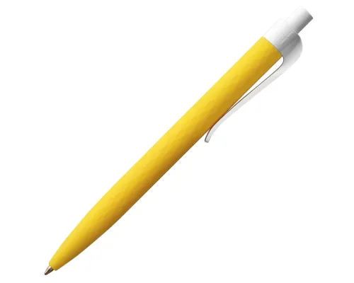 Ручка шариковая Prodir QS01 PMP-P, желтая с белым Ручка шариковая Prodir QS01 PMP-P, желтая с белым