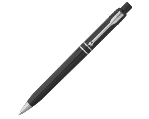 Ручка шариковая Raja Chrome, черная Ручка шариковая Raja Chrome, черная