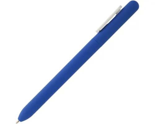 Ручка шариковая Slider Soft Touch, синяя с белым Ручка шариковая Slider Soft Touch, синяя с белым