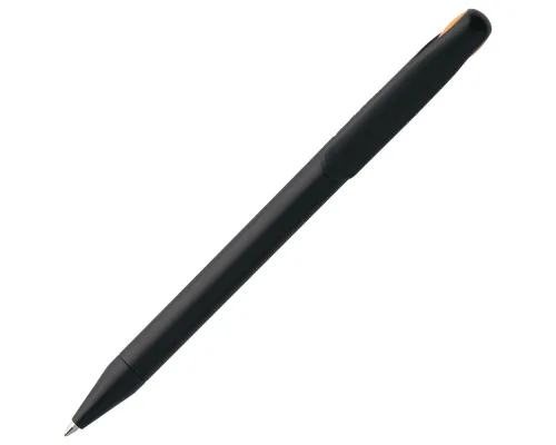 Ручка шариковая Prodir DS1 TMM Dot, черная с оранжевым Ручка шариковая Prodir DS1 TMM Dot, черная с оранжевым