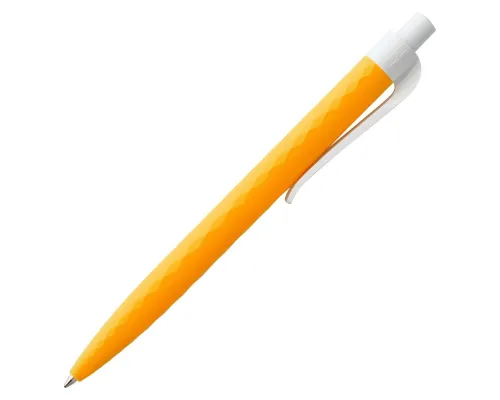 Ручка шариковая Prodir QS01 PMP-P, оранжевая с белым