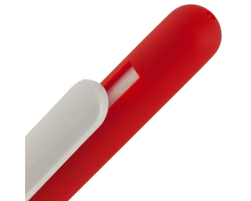Ручка шариковая Slider Soft Touch, красная с белым Ручка шариковая Slider Soft Touch, красная с белым