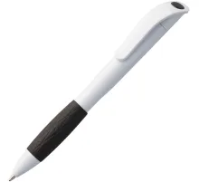 Ручка шариковая Grip, белая с черным