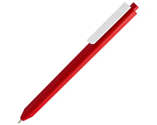 Ручка шариковая Pigra P03 Mat, красная с белым Ручка шариковая Pigra P03 Mat, красная с белым
