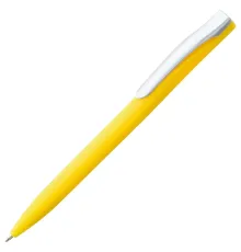 Ручка шариковая Pin Soft Touch, желтая