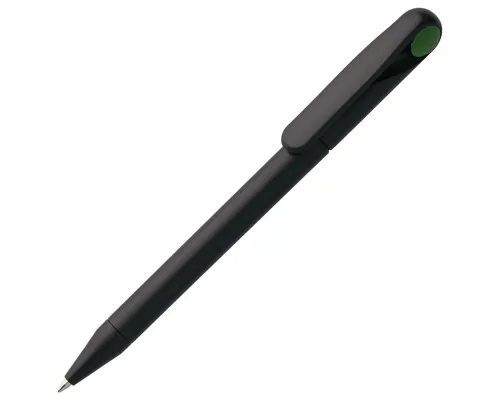 Ручка шариковая Prodir DS1 TMM Dot, черная с зеленым Ручка шариковая Prodir DS1 TMM Dot, черная с зеленым