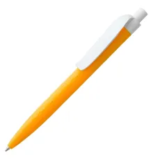 Ручка шариковая Prodir QS01 PMP-P, оранжевая с белым