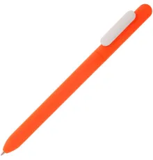 Ручка шариковая Slider Soft Touch, неоново-оранжевая с белым