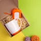 Набор подарочный MATISSE`TEAS: кружка, зарядное устройство, коробка, стружка, красный