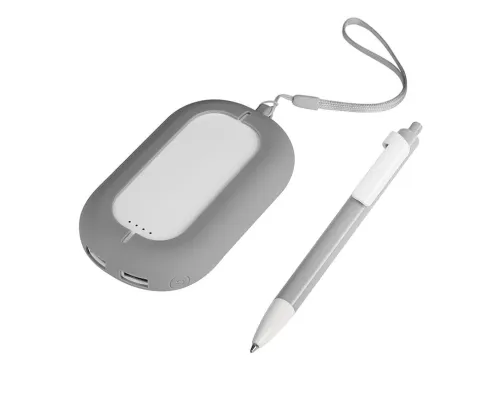 Набор SEASHELL-2: универсальное зарядное устройство (6000 mAh) и ручка в подарочной коробке