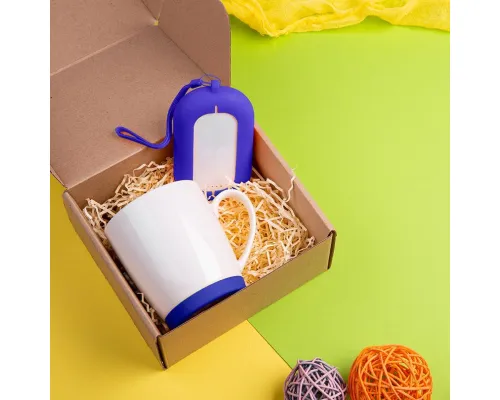 Набор подарочный MATISSE`TEAS: кружка, зарядное устройство, коробка, стружка, синий Набор подарочный MATISSE`TEAS: кружка, зарядное устройство, коробка, стружка, синий
