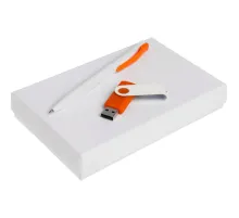 Набор Twist White, белый с оранжевым, 8 Гб