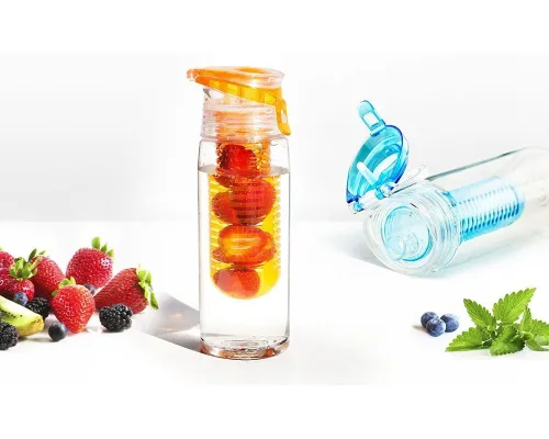 Бутылка для воды Flavour It 2 Go, оранжевая