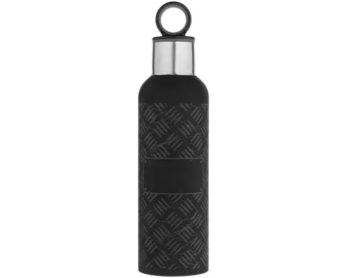Tермобутылка Hard Work Black, черная