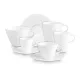 Чайная пара Caffe Club White