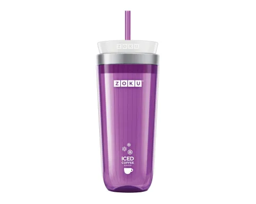 Стакан для охлаждения напитков Iced Coffee Maker, фиолетовый