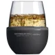 Термобокал для вина Wine Kuzie, черный