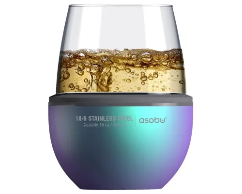 Термобокал для вина Wine Kuzie, металлик