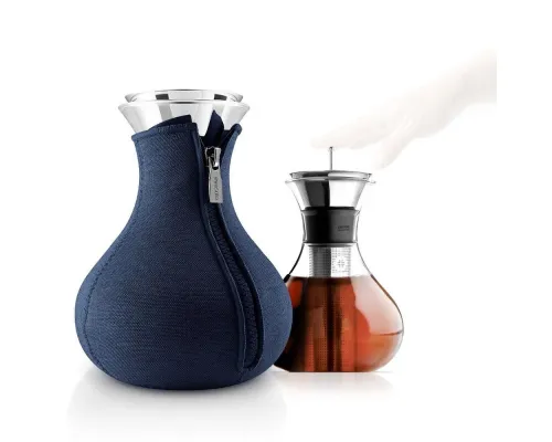 Чайник заварочный Tea Maker в чехле, темно-синий