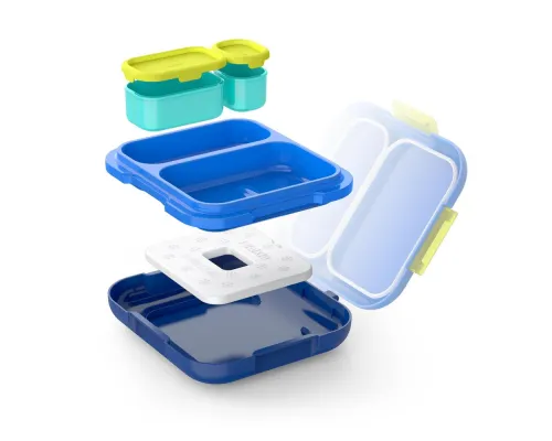 Ланчбокс Neat Bento, большой, голубой Ланчбокс Neat Bento, большой, голубой