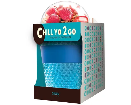 Охлаждающий контейнер Chill Yo 2 Go, голубой Охлаждающий контейнер Chill Yo 2 Go, голубой