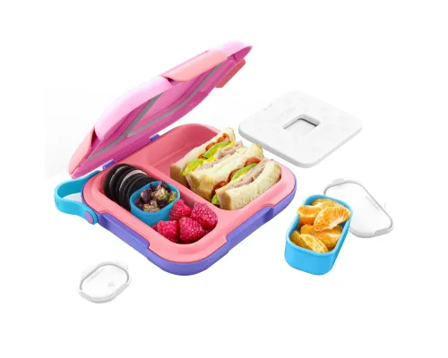 Ланчбокс Neat Bento, большой, розовый Ланчбокс Neat Bento, большой, розовый