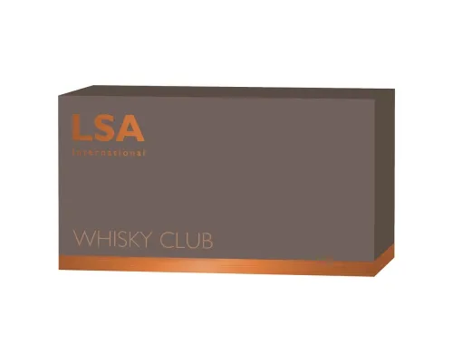 Набор бокалов Whisky Club, коричневый Набор бокалов Whisky Club, коричневый