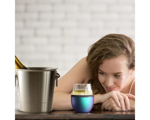Термобокал для вина Wine Kuzie, металлик