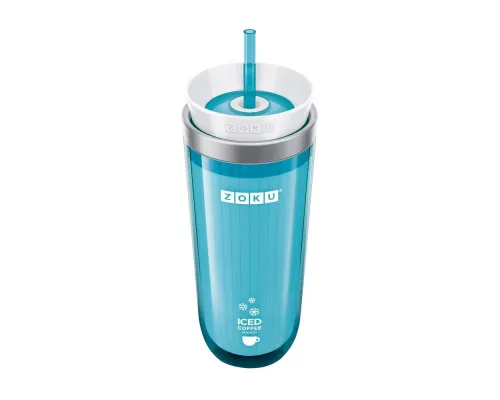 Стакан для охлаждения напитков Iced Coffee Maker, голубой