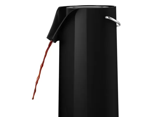 Термос с механической помпой Pump, черный Термос с механической помпой Pump, черный