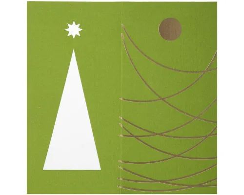 Открытка Season's Greetings, с елочкой Открытка Season's Greetings, с елочкой