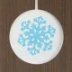 Открытка Season's Greetings, со снежинкой