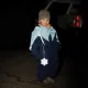 Пешеходный светоотражатель «Снежинка», белый