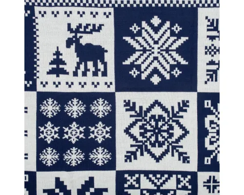 Плед Norse, синий с белым Плед Norse, синий с белым