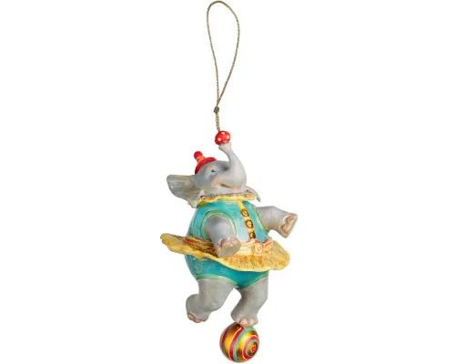Набор из 3 елочных игрушек Circus Collection: барабанщик, акробат и слон Набор из 3 елочных игрушек Circus Collection: барабанщик, акробат и слон