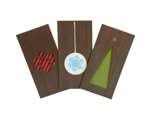 Открытка Season's Greetings, с елочкой Открытка Season's Greetings, с елочкой