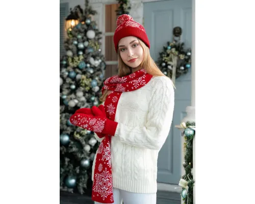 Варежки Snow Fairy, красные