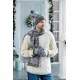 Варежки Snow Fairy, серые