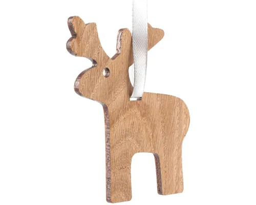 Деревянная подвеска Carving Oak, в форме лося Деревянная подвеска Carving Oak, в форме лося