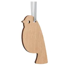 Деревянная подвеска Carving Oak, в форме снегиря