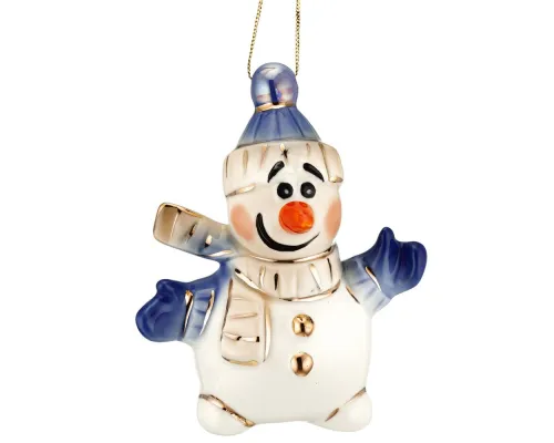 Фарфоровая елочная игрушка Olaf Фарфоровая елочная игрушка Olaf