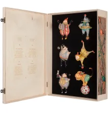Набор из 6 елочных игрушек Circus Collection