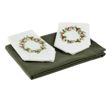 Набор текстиля Wintertainment, с рождественским венком