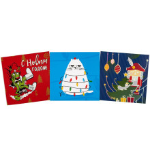 Набор Warmest Wishes: 3 открытки с конвертами