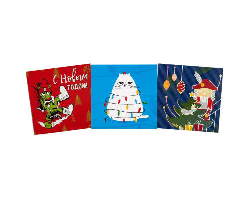 Набор Warmest Wishes: 3 открытки с конвертами Набор Warmest Wishes: 3 открытки с конвертами