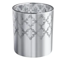 Подсвечник King, серебристый